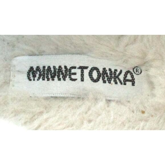 Minnetonka Girls Turquoise Unicorn Moccasin Slippers Size 3 Youth - Picture 7 of 10
